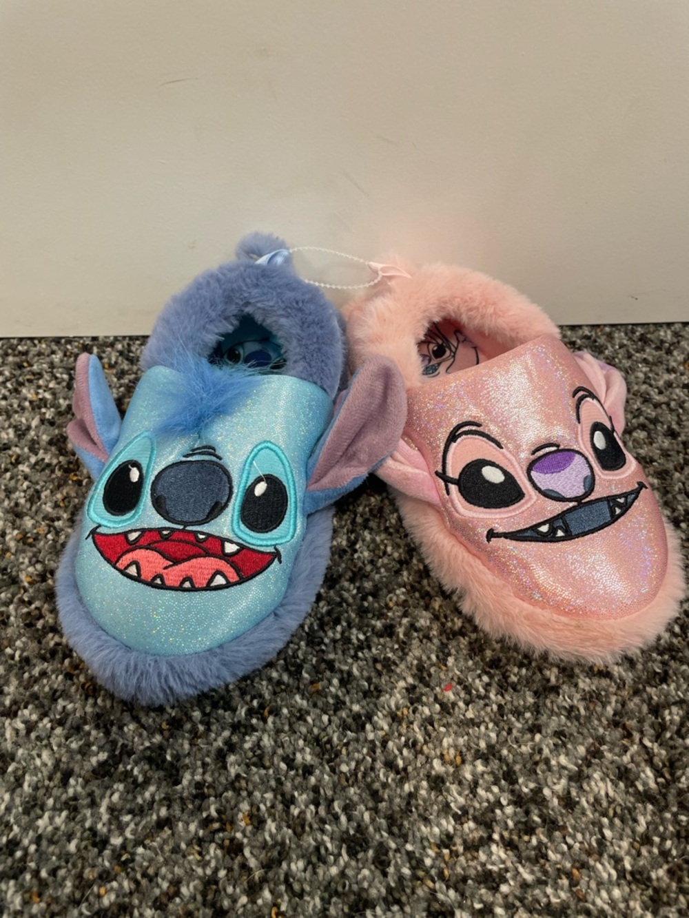 Disney Stitch and Angel Slippers